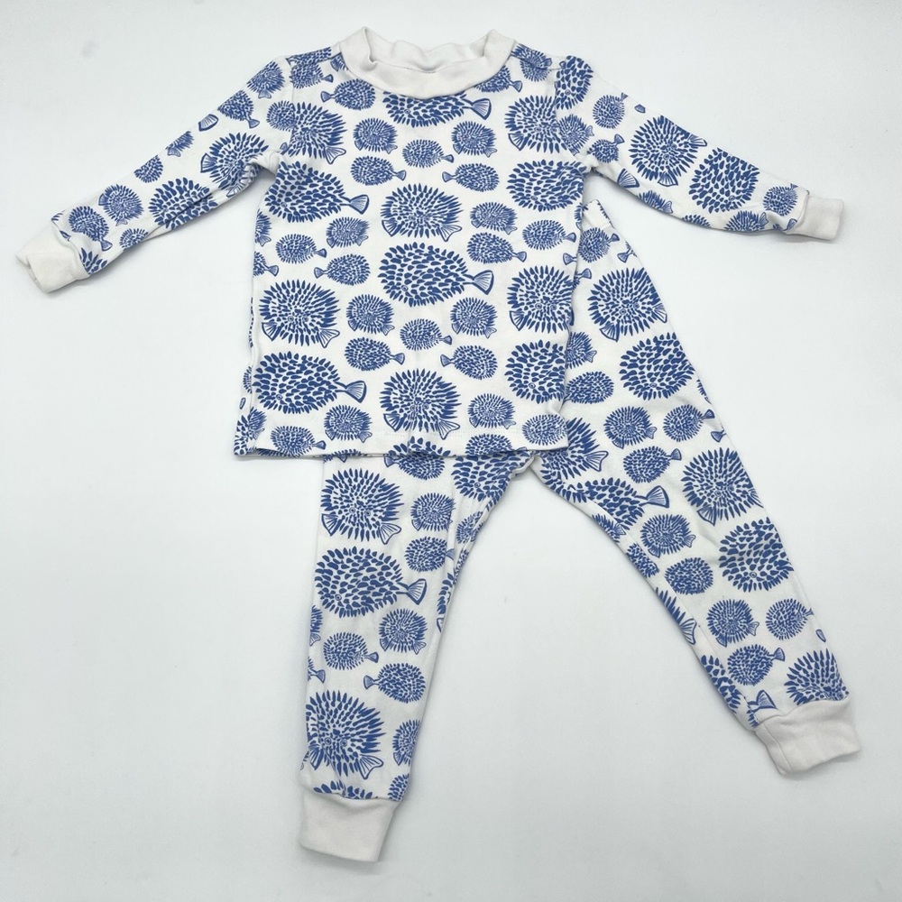 LEWIS Blowfish Print Kids Pajama Set